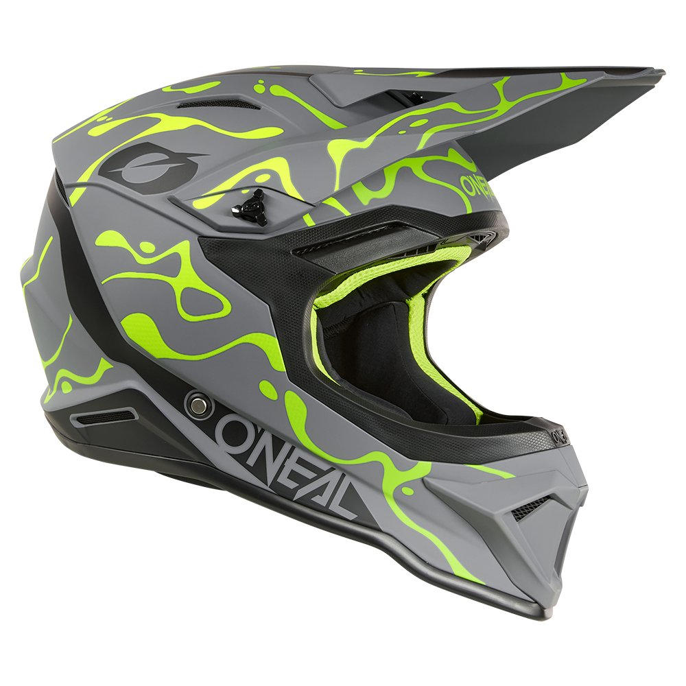 ONEAL 1SRS Motocross Helm Splash grau/neon gelb