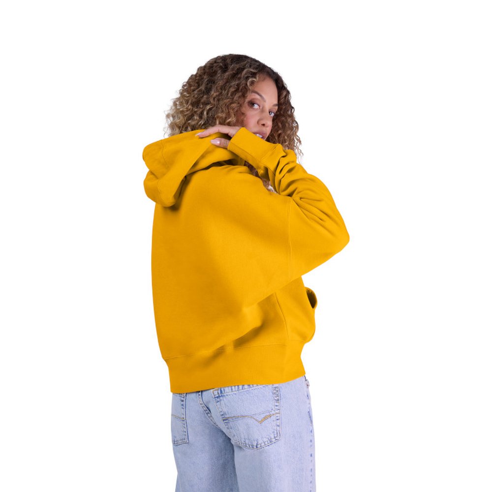 FOX W MOTO-X OVERSIZED FLC PO Hoodie Kapuzen Pullover Mustard