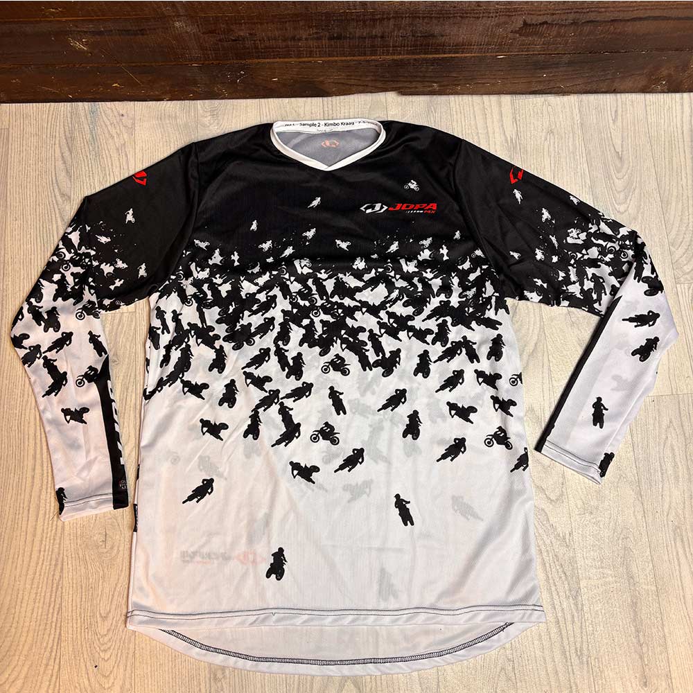 JOPA MX Shirt weiss schwarz