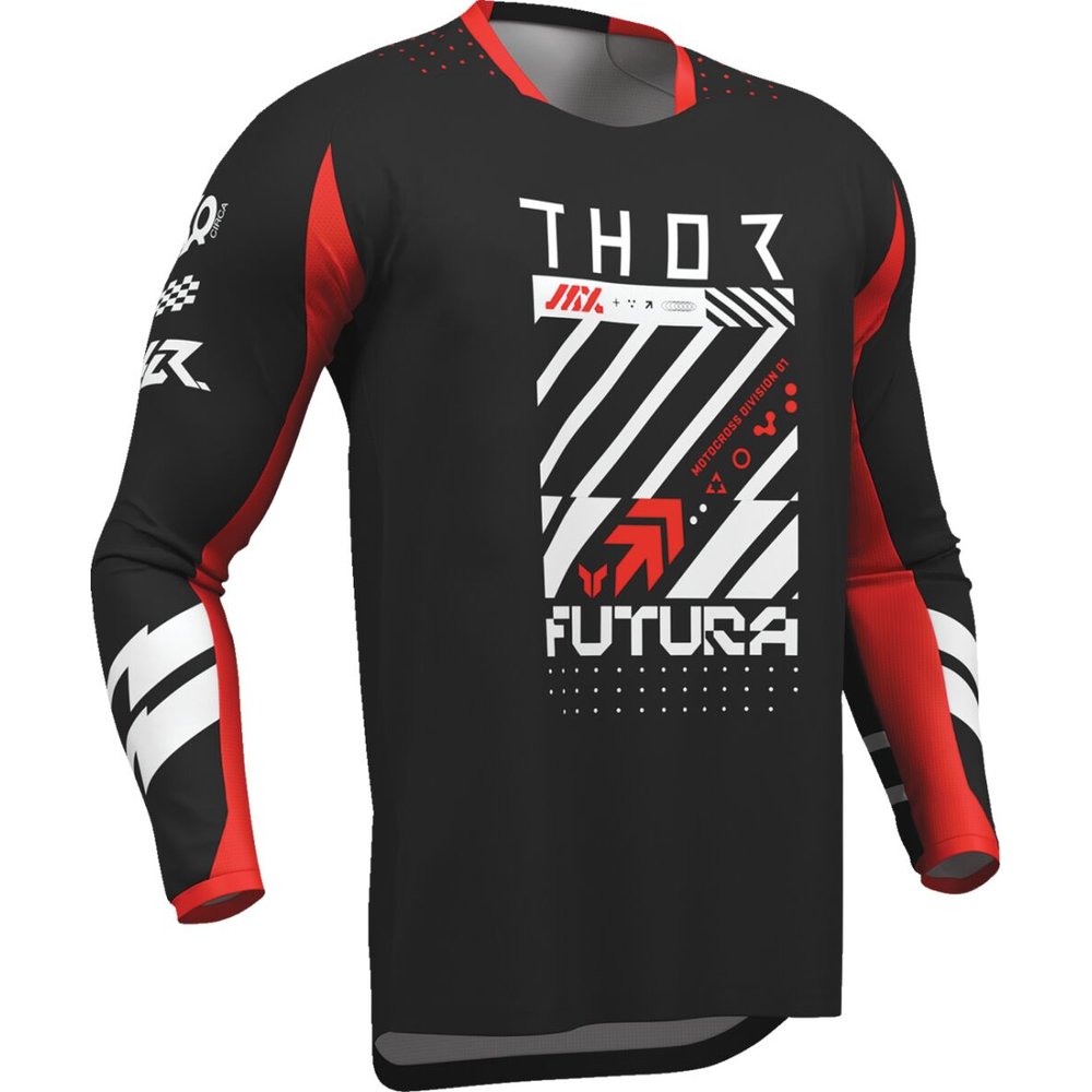 THOR Launchmode Futura Jersey schwarz/rot