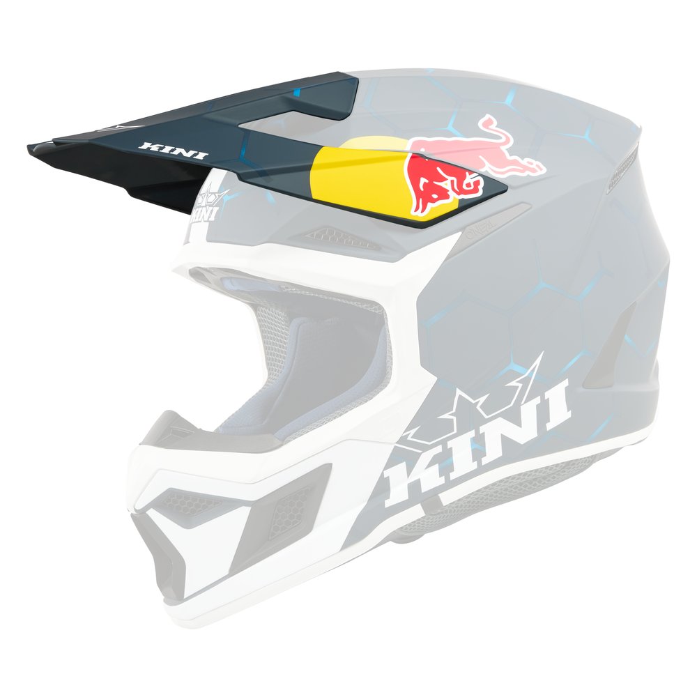 KINI RED BULL Helmschirm MX3 Motocross Helm 1.0 blau/weiss