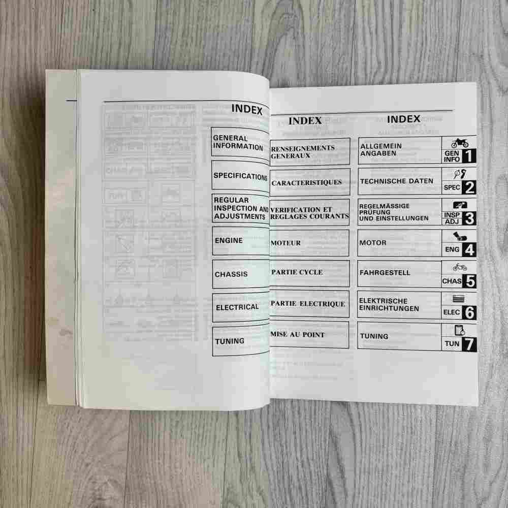 YAMAHA YZ 80 (G)/LC & YZ 80 LW (G) 1995 4ES-28199-82 Motorrad-Handbuch gebraucht