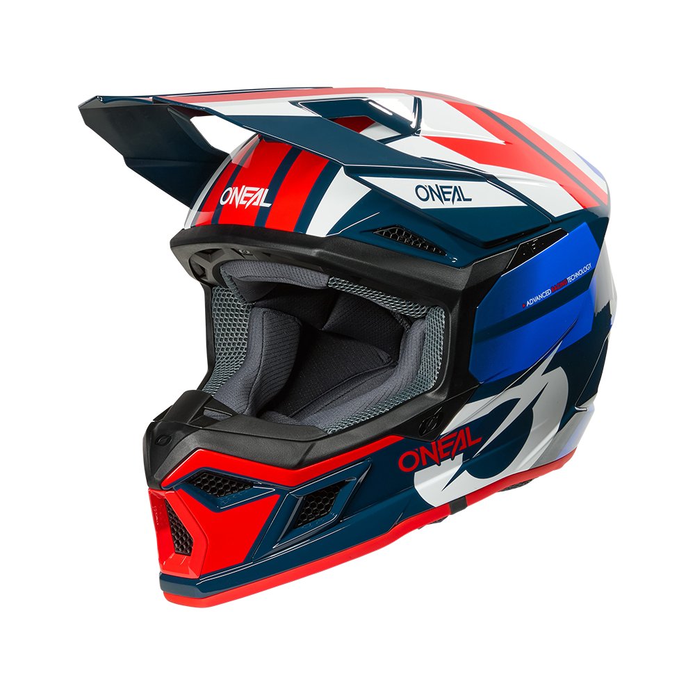 ONEAL 3SRS Motocross Helm Ride blau/weiss/rot ONEAL 3SRS Motocross Helm Ride blau/weiss/rot
