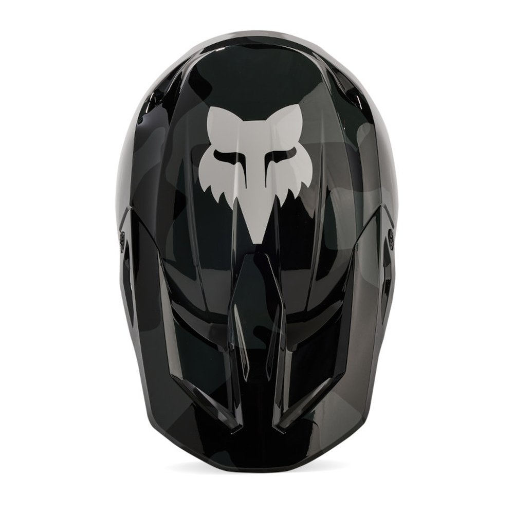 FOX YOUTH V3 SPIRE HELMET Motocross Helm für Kinder Schwarz Camo