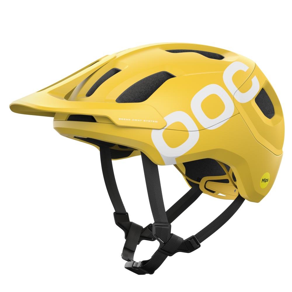 POC Axion Race Mips MTB Helm aventurine gelb matt