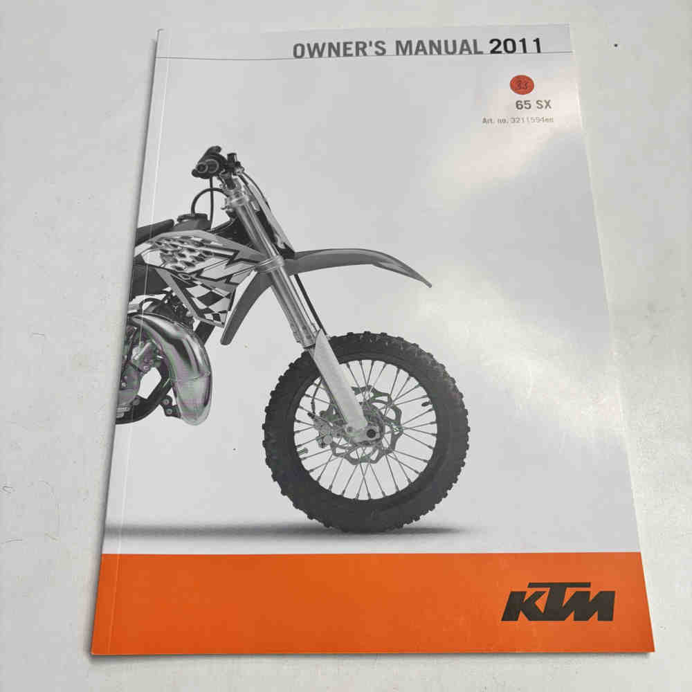 KTM 65 SX 2011 3211594en Motorrad-Handbuch gebraucht