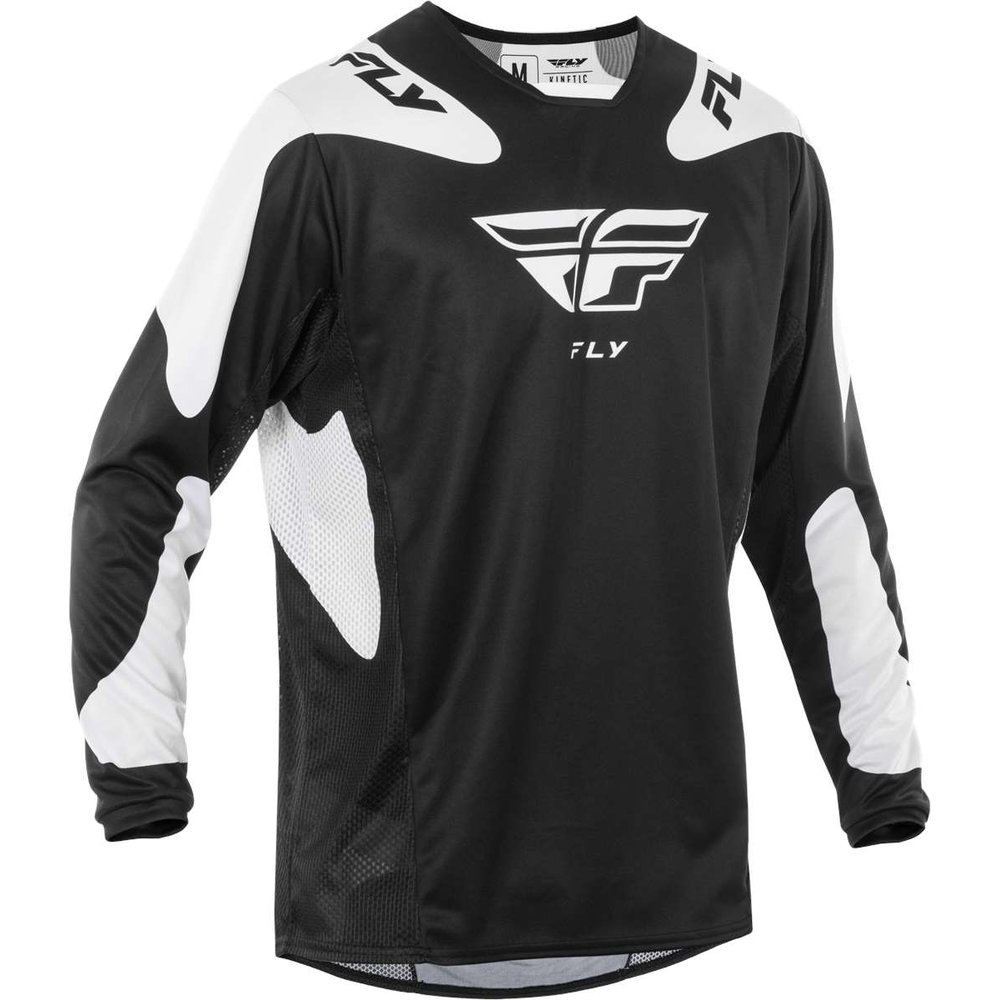 FLY Kinetic Jersey Sym schwarz/weiss