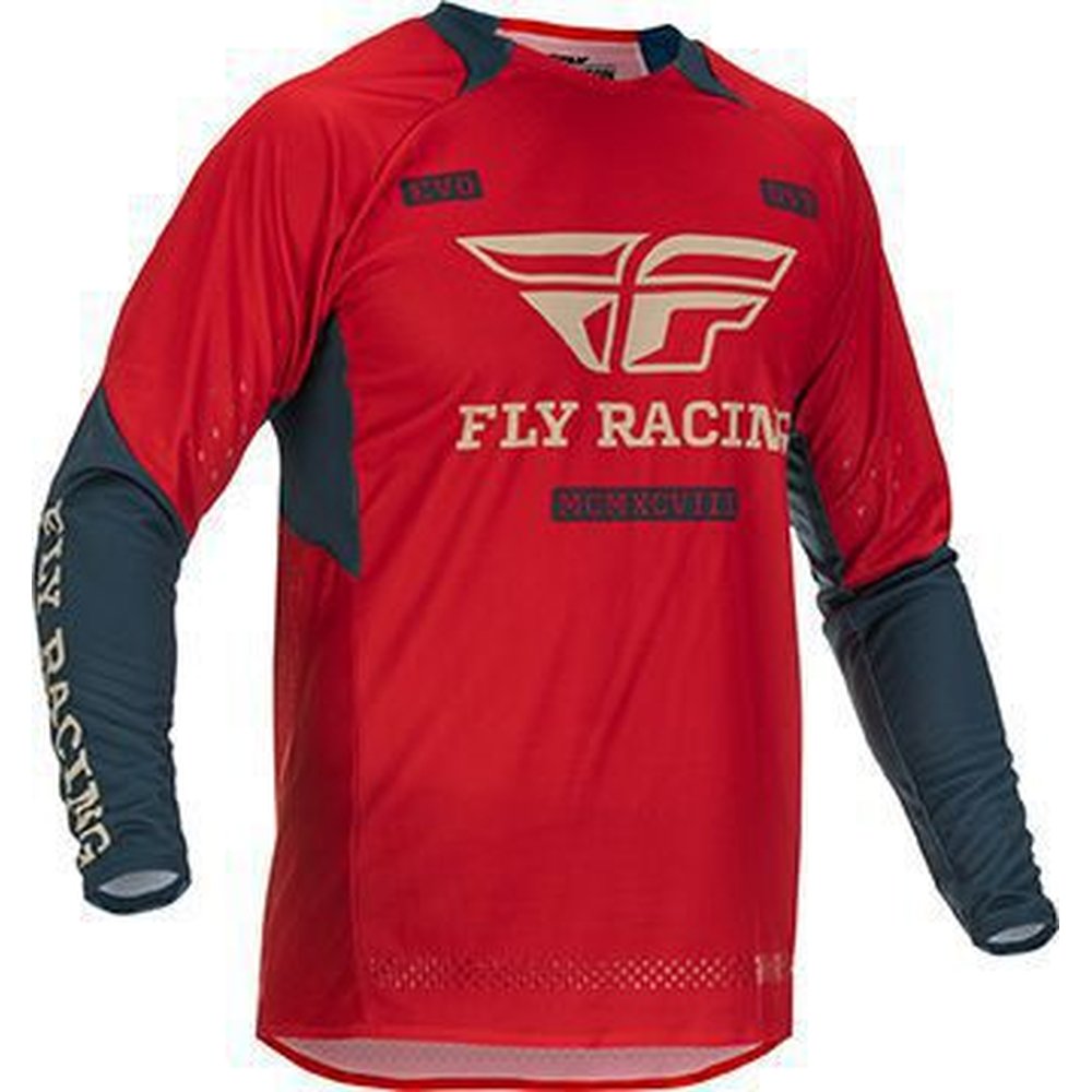 FLY Evolution MX MTB Jersey rot grau