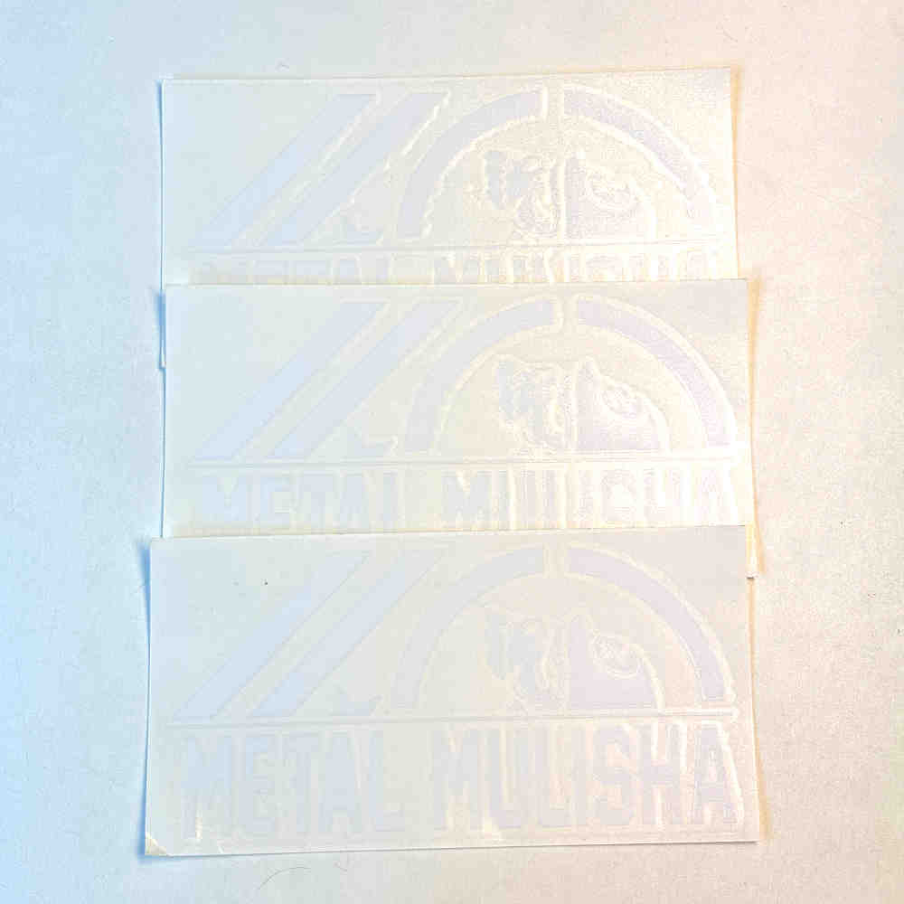METAL MULISHA Withdrawn Logo 3er Pack Aufkleber/Sticker Die-Cut gestanzt