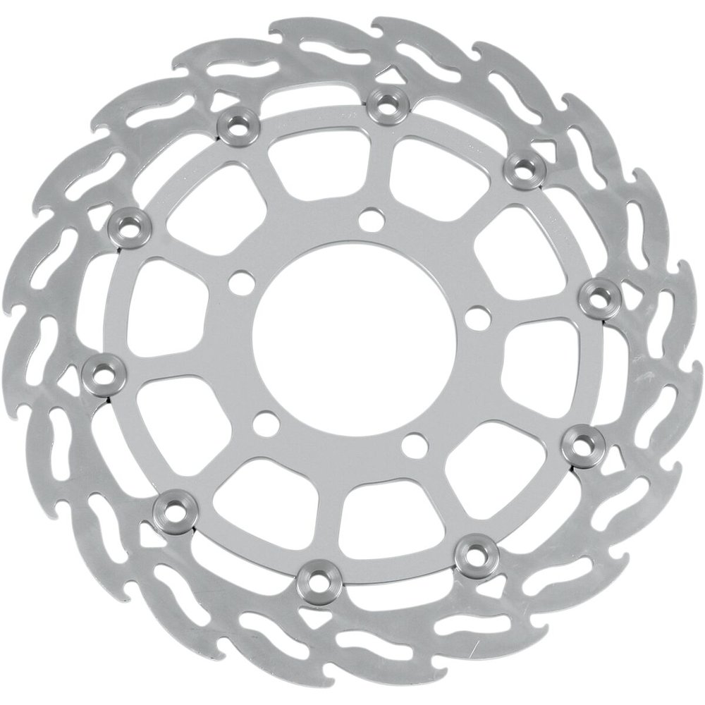 MOTO-MASTER Bremsscheibe Flame vorne rechts schwarz