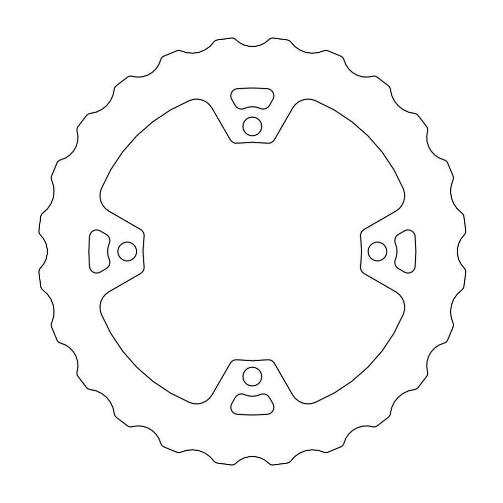 MOTO-MASTER Bremsscheibe Nitro Mud hinten