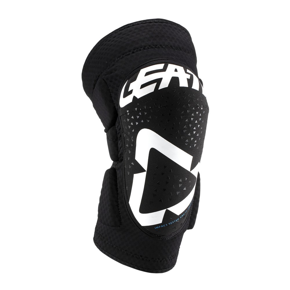 LEATT 3DF 5.0 Motocross Knieprotektoren weiss-schwarz