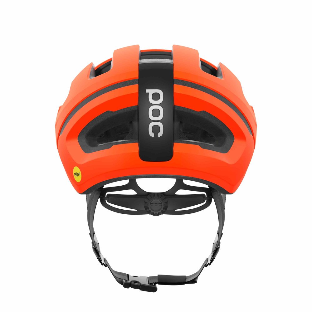 POC Omne Air MIPS Gravel Helm Fluorescent Orange Matt
