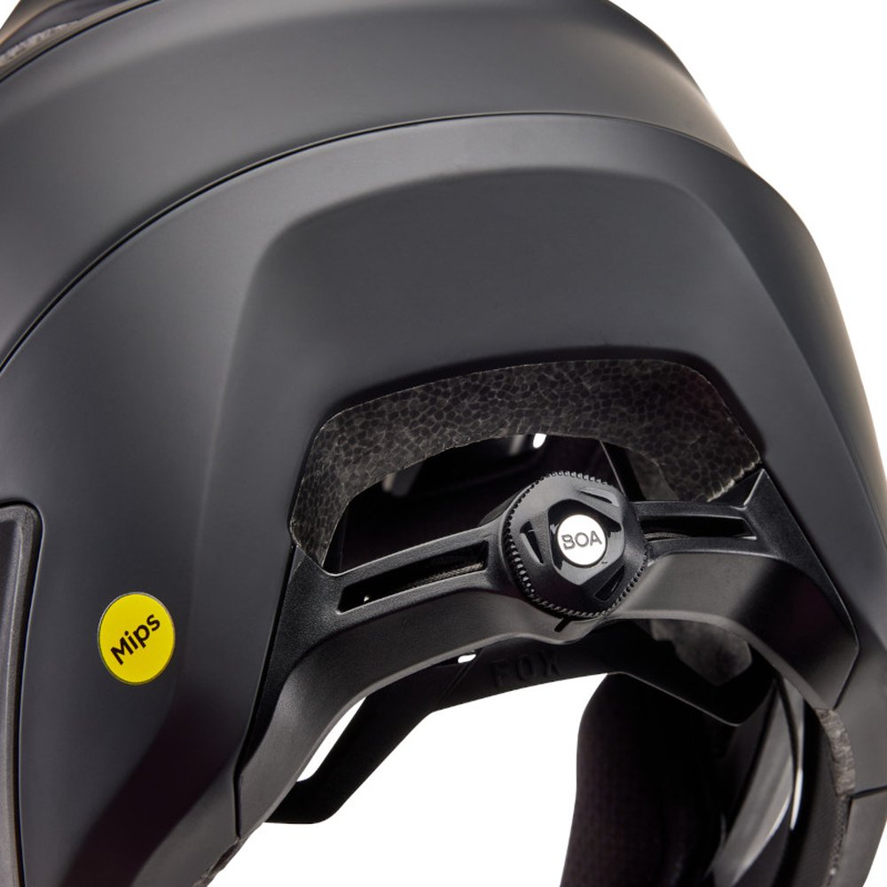 FOX DROPFRAME PRO MATTE BLACK Halbschale MTB Helm Matt Schwarz