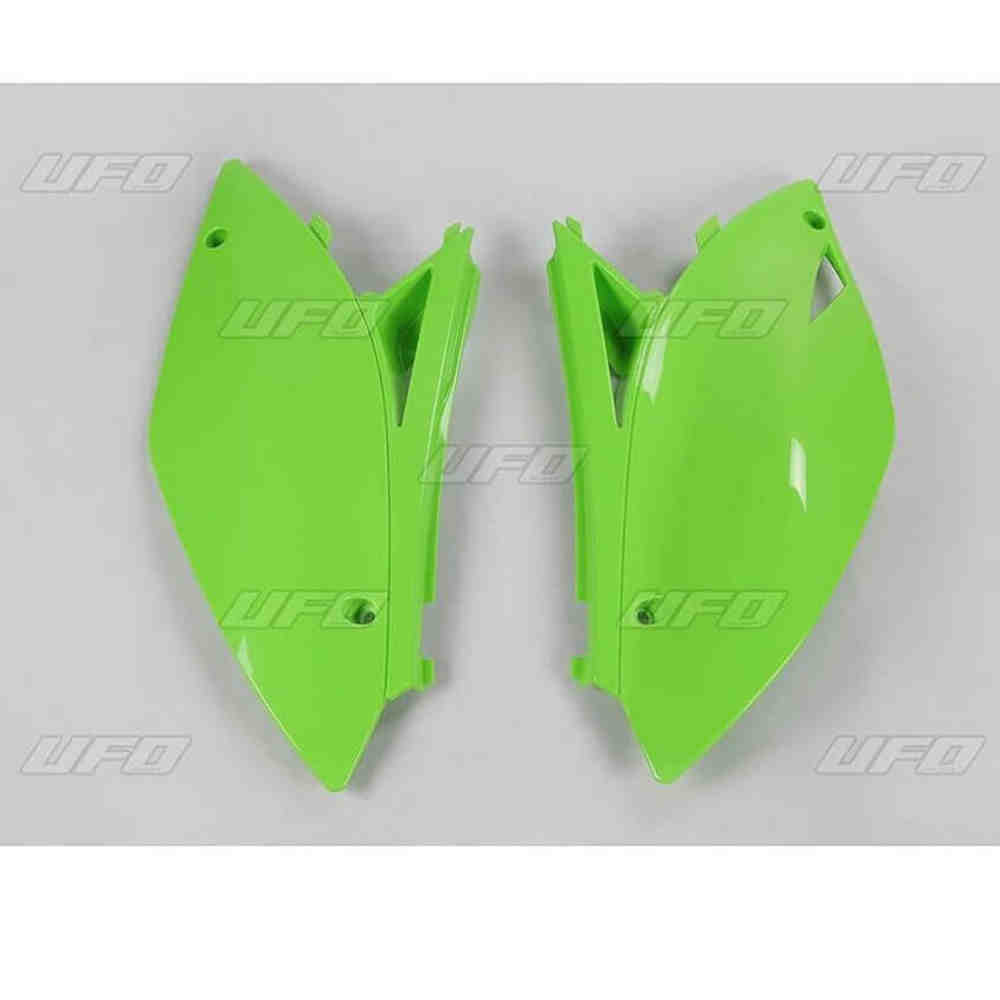 UFO KA04700 Seitenteile Kawasaki KXF 450 09-11 grün