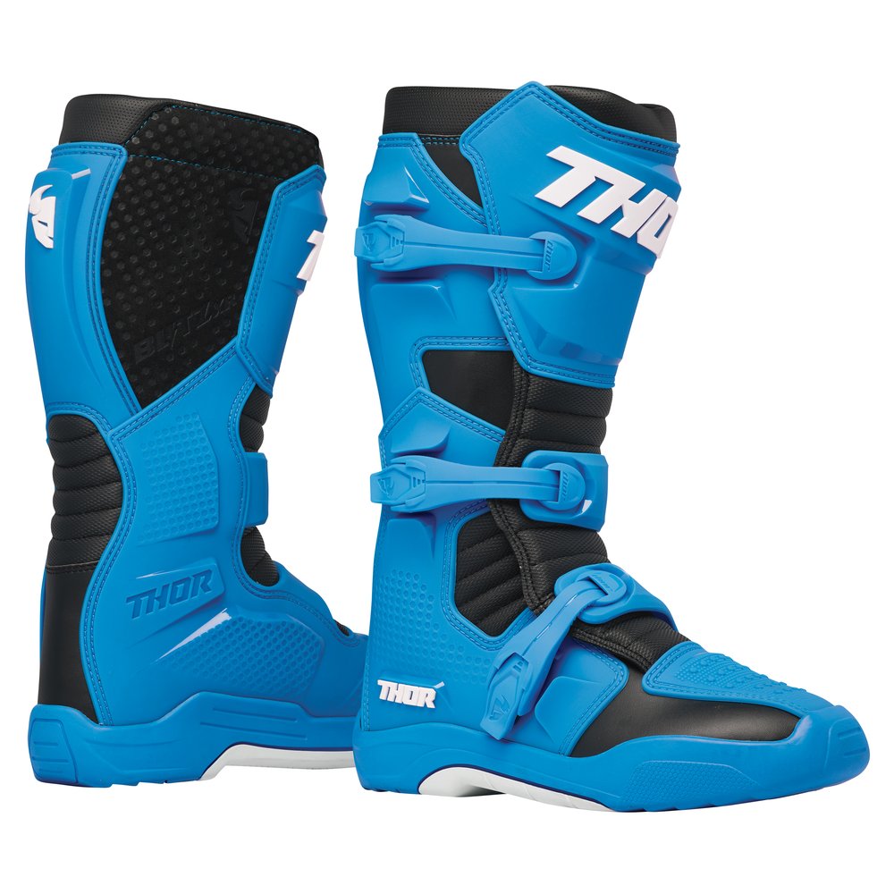 THOR Blitz XR Motocross Stiefel blau schwarz